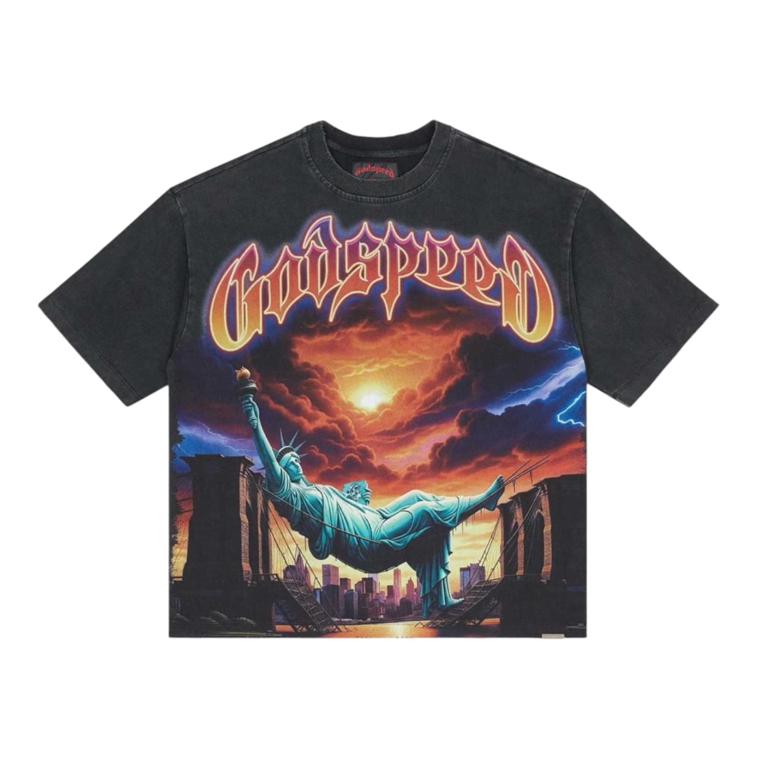 Godspeed Burnt Bridges Tee Black